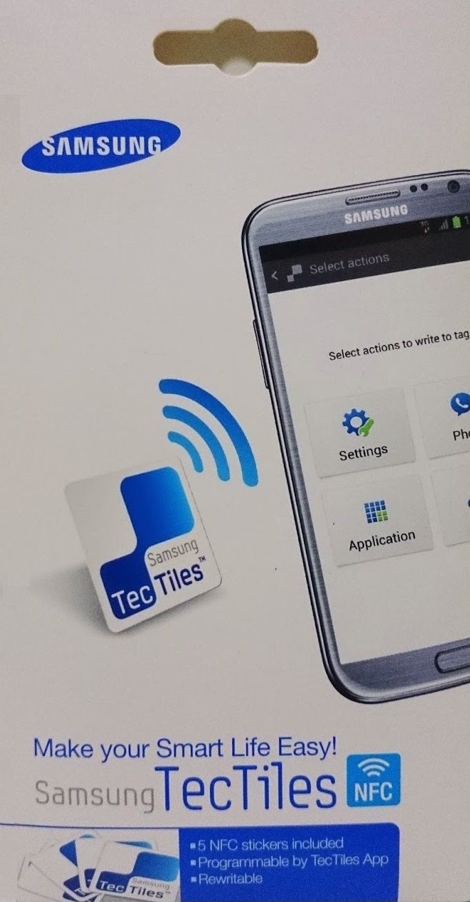 NFC štítky Samsung TecTiles