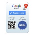 NFC štítek Google plus recenze