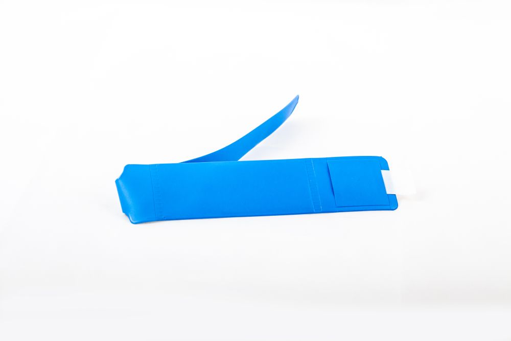 NFC náramek z PVC NTAG203 jednorázový modrý